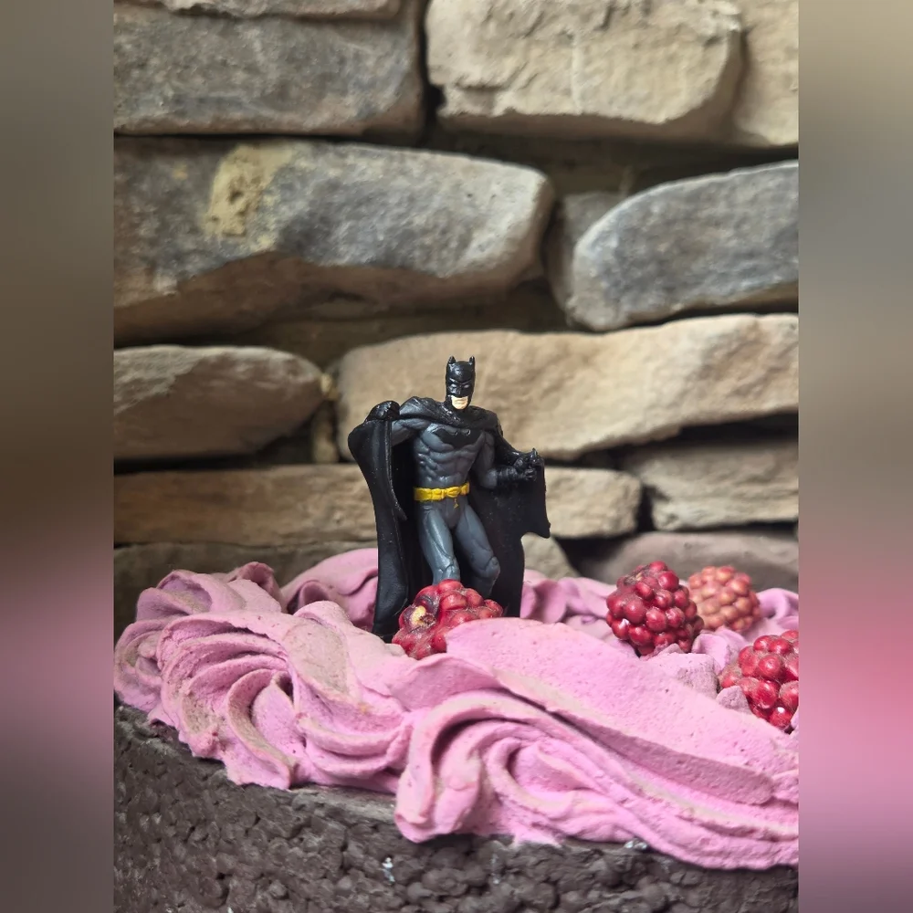 DC Batman Vintage 2013 Cake Topper Figurine Decor | Dark Knight